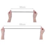 Casa si Gradina - Decoratiuni - DIY - Articole mercerie - Elastic simplu plat, latime 6.6 mm, lungime 5 m, Negru - Infinity.ro