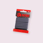Casa si Gradina - Decoratiuni - DIY - Articole mercerie - Elastic simplu plat, latime 6.6 mm, lungime 5 m, Gri inchis - Infinity.ro