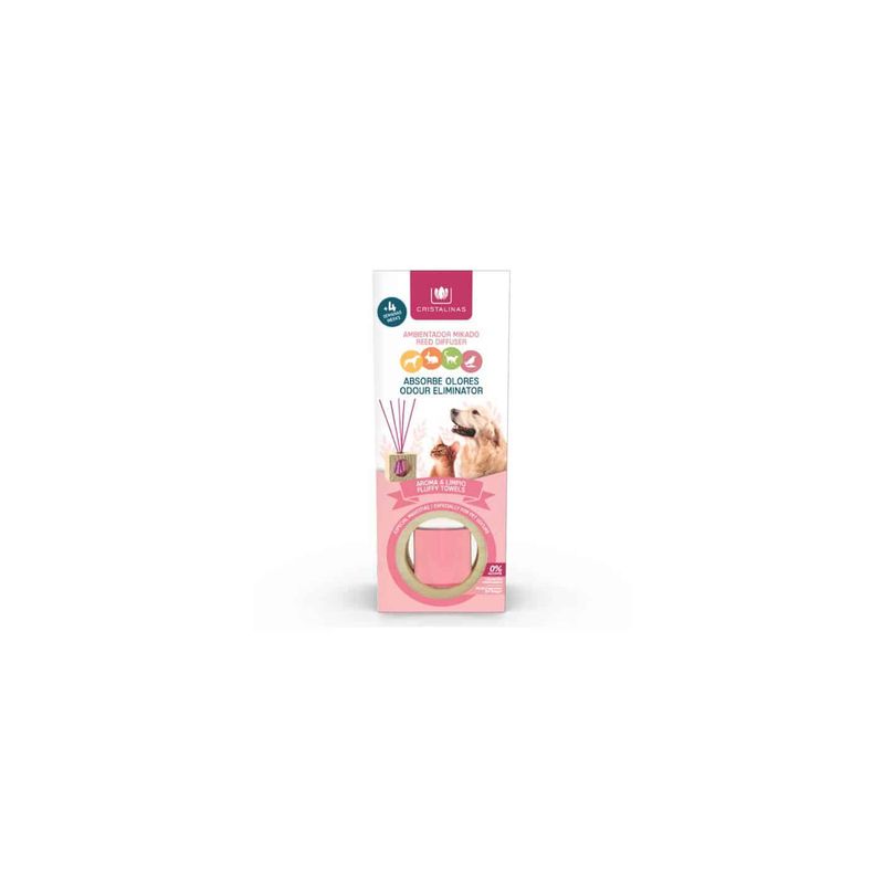 Casa si Gradina - Decoratiuni - Aromaterapie si lumanari - Uleiuri esentiale aromaterapie - Odorizant camera 0% alcool „Absoarbe mirosurile” Cristalinas, Parfum curat 30 ml - Infinity.ro