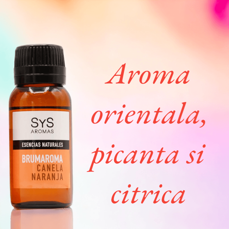 Casa si Gradina - Decoratiuni - Aromaterapie si lumanari - Uleiuri esentiale aromaterapie - Esenta naturala Brumaroma difuzor/umidificator SyS Aromas, Scortisoara si portocala 50 ml - Infinity.ro