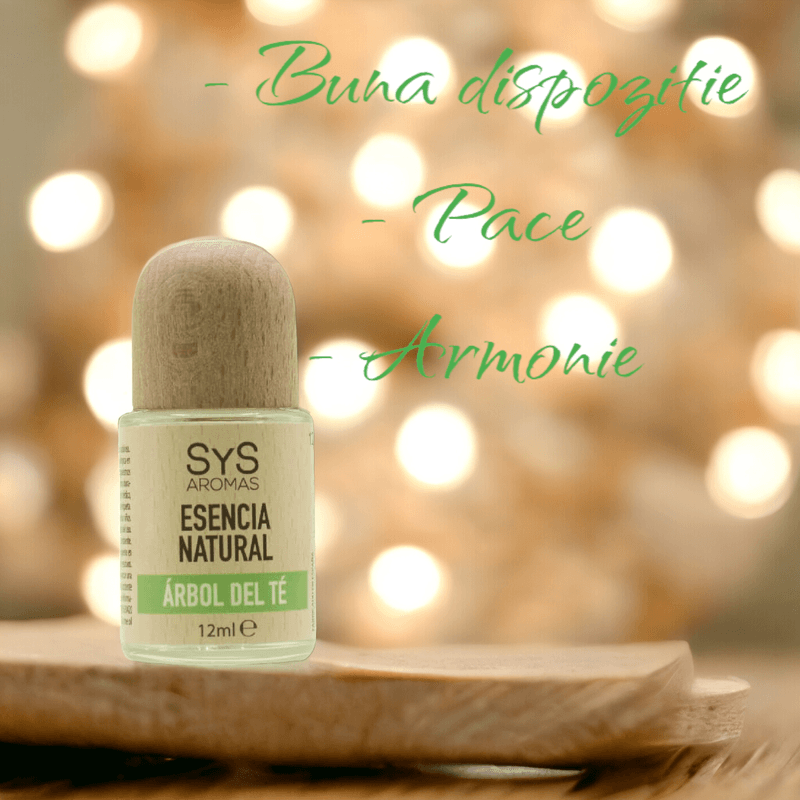 Casa si Gradina - Decoratiuni - Aromaterapie si lumanari - Uleiuri esentiale aromaterapie - Esenta naturala (ulei) difuzor aromaterapie SyS Aromas, Tea Tree 12 ml - Infinity.ro