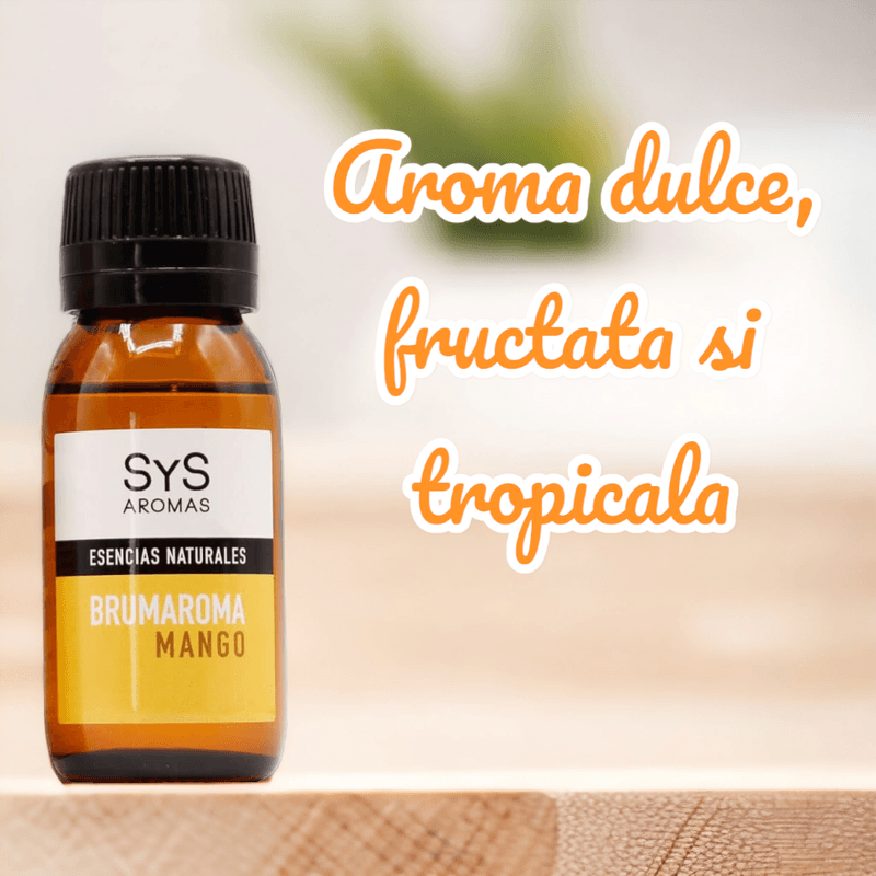 Casa si Gradina - Decoratiuni - Aromaterapie si lumanari - Uleiuri esentiale aromaterapie - Esenta naturala Brumaroma difuzor/umidificator SyS Aromas, Mango 50 ml - Infinity.ro