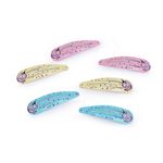 Fashion, accesorii si bijuterii - Copii - Accesorii copii - Accesorii pentru par copii - Set agrafe colorate pentru par cu imprimeu Unicorn, 6 bucati - Infinity.ro