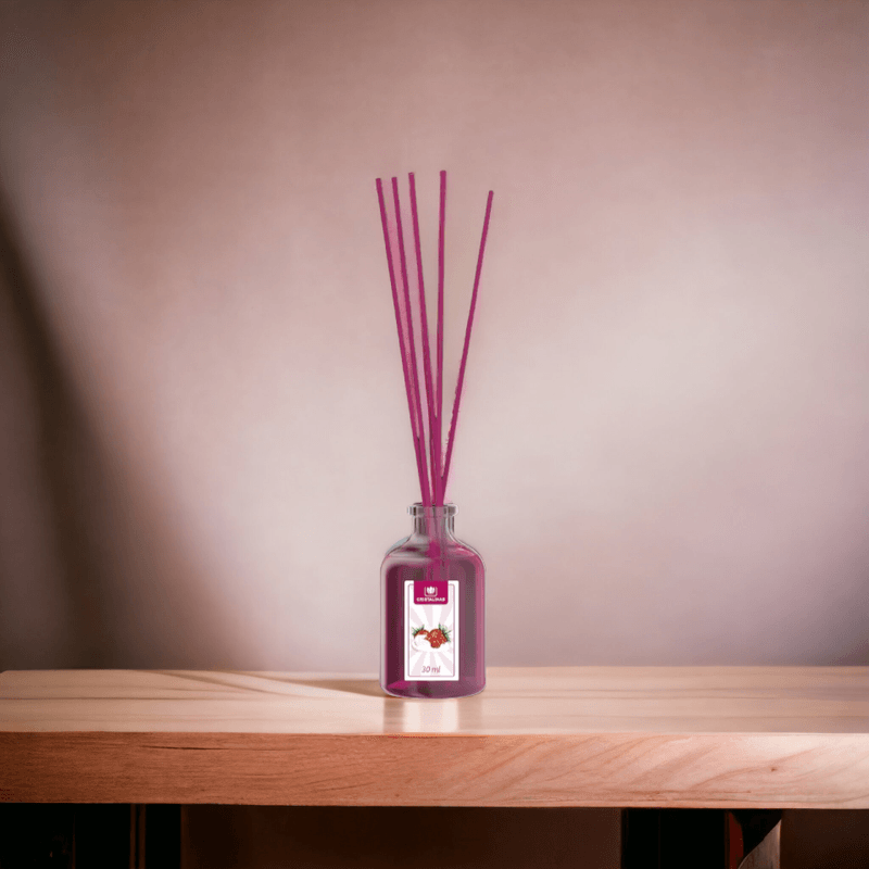 Casa si Gradina - Decoratiuni - Aromaterapie si lumanari - Uleiuri esentiale aromaterapie - Odorizant camera 0% alcool Cristalinas Capsuni si frisca, 4 saptamani, 30 ml - Infinity.ro