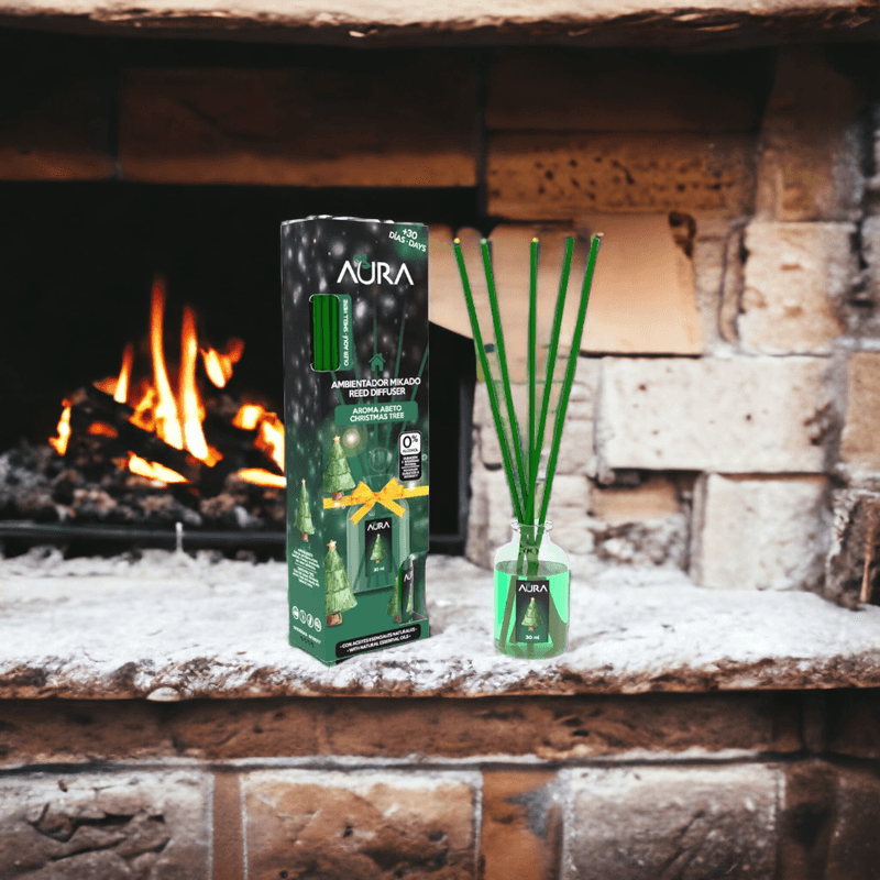 Casa si Gradina - Decoratiuni - Aromaterapie si lumanari - Odorizante camera - Odorizant camera 0% alcool Aura, 4 saptamani, Brad 30 ml - Infinity.ro