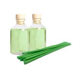 Casa si Gradina - Decoratiuni - Aromaterapie si lumanari - Uleiuri esentiale aromaterapie - Rezerva odorizant Cristalinas cub lemn 0% alcool – Iasomie verde, 2 buc*30 ml - Infinity.ro