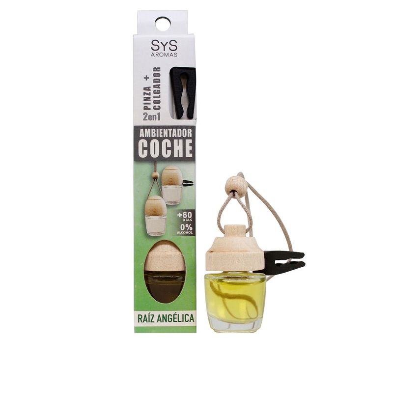 Casa si Gradina - Decoratiuni - Aromaterapie si lumanari - Uleiuri esentiale aromaterapie - Odorizant auto 0% alcool SyS Aromas,60 zile, Angelica 7 ml - Infinity.ro