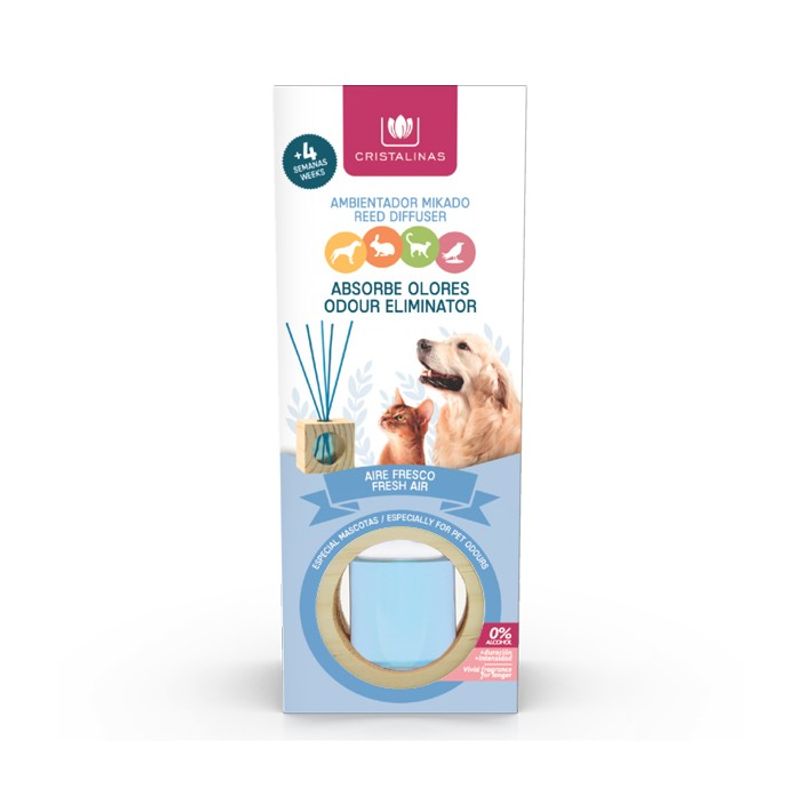 Casa si Gradina - Decoratiuni - Aromaterapie si lumanari - Odorizante camera - Odorizant 0% alcool „Absoarbe mirosurile” Cristalinas – Aire fresco 30 ml - Infinity.ro