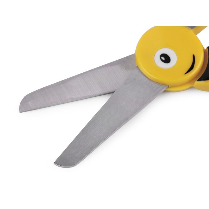 Carti si Birotica - Birotica - Accesorii de birou - Foarfece si cuttere - Foarfeca pentru copii stangaci si dreptaci Fiskars, 13 cm, Albinuta galbena - Infinity.ro