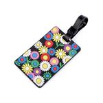 Sport si Outdoor - Articole de voiaj - Accesorii articole de voiaj - Eticheta pentru identificare bagaje 6,5 x 10 cm Flori - Infinity.ro