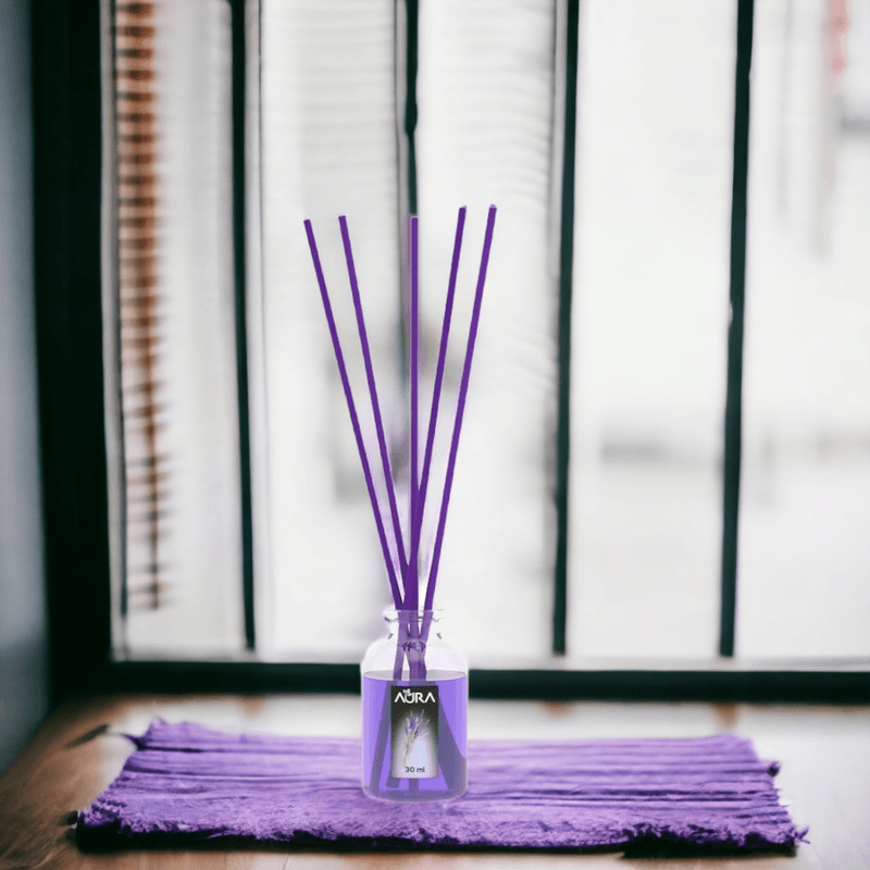 Casa si Gradina - Decoratiuni - Aromaterapie si lumanari - Uleiuri esentiale aromaterapie - Set 2 odorizante camera 0% alcool Aura, Lavanda 2 x 30 ml - Infinity.ro