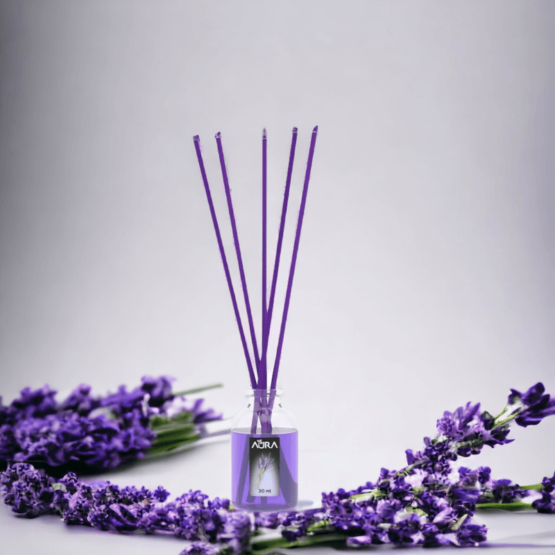Casa si Gradina - Decoratiuni - Aromaterapie si lumanari - Uleiuri esentiale aromaterapie - Set 2 odorizante camera 0% alcool Aura, Lavanda 2 x 30 ml - Infinity.ro
