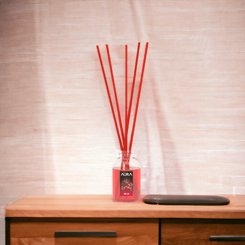 Casa si Gradina - Decoratiuni - Aromaterapie si lumanari - Uleiuri esentiale aromaterapie - Set 2 odorizante camera 0% alcool Aura, Fructe rosii 2 x 30 ml - Infinity.ro