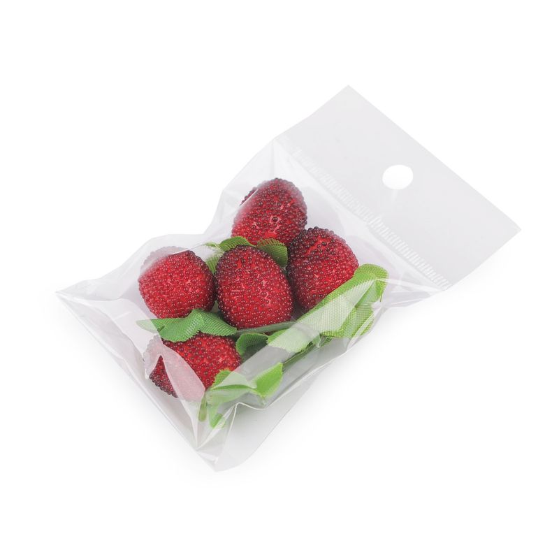 Jucarii, Copii si Bebe - Jucarii si jocuri - Jucarii & jocuri educative - Seturi de artizanat - Set 5 capsuni decorative artificiale 2 x 2,5 cm - Infinity.ro