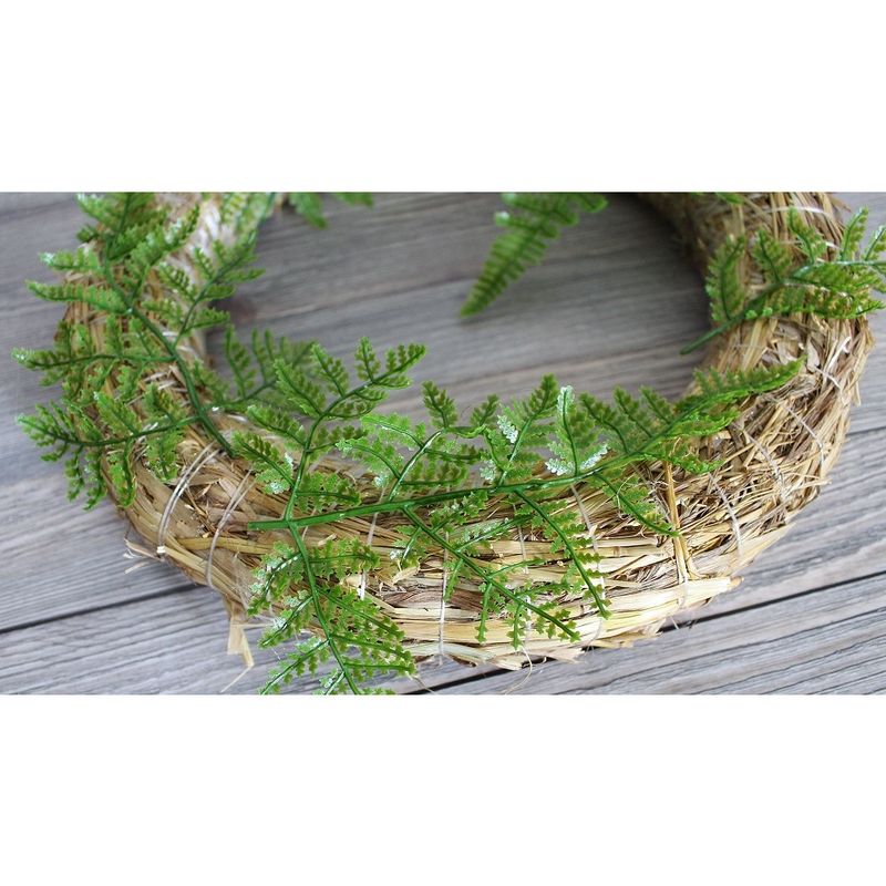 Jucarii, Copii si Bebe - Jucarii si jocuri - Jucarii & jocuri educative - Seturi de artizanat - Coronita din paie decorabila, rotunda, diametru 20 cm Ivory - Infinity.ro