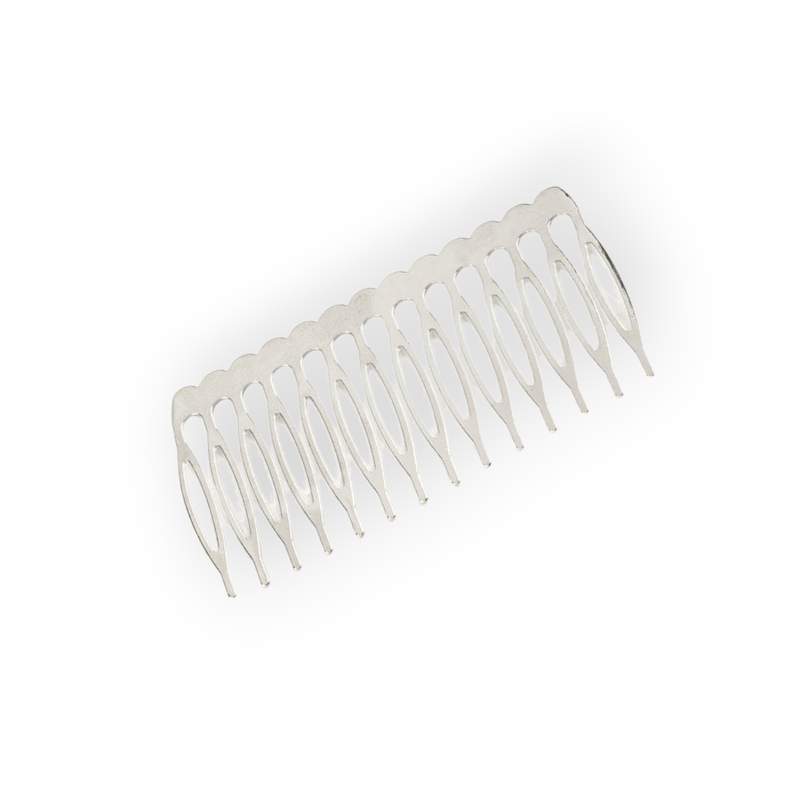 Jucarii, Copii si Bebe - Jucarii si jocuri - Jucarii & jocuri educative - Seturi de artizanat - Baza pieptene decorativ metal Kyrra, 40 x 75 mm - Infinity.ro