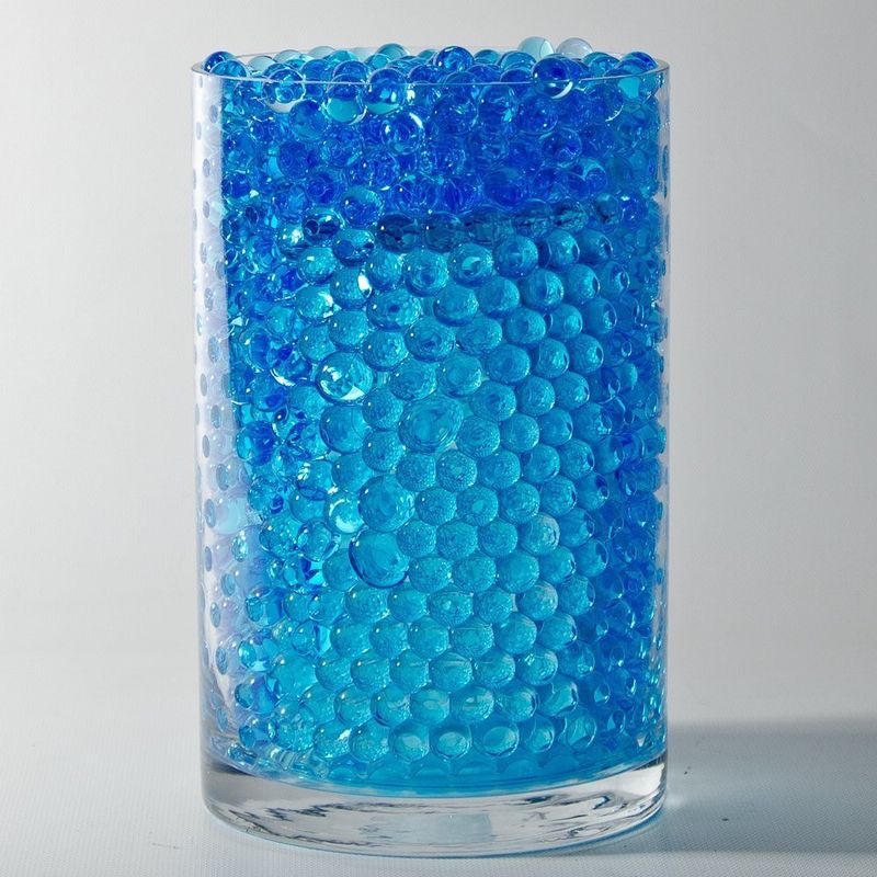 Casa si Gradina - Decoratiuni - Obiecte decorative - Accesorii decorative - Bile decorative din hidrogel nontoxice pentru udarea plantelor, diametru 1 cm, 10 g Albastru - Infinity.ro