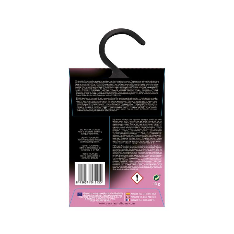 Casa si Gradina - Decoratiuni - Aromaterapie si lumanari - Uleiuri esentiale aromaterapie - Saculet parfumat haine Aura - Aroma Limpio 13 g - Infinity.ro