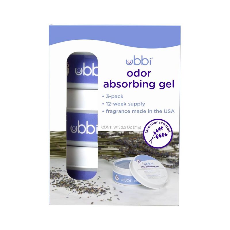 Jucarii, Copii si Bebe - Scutece si consumabile copii - Cutii si cosuri depozitare scutece - Gel absorbant mirosuri Ubbi 3 bucati - Infinity.ro
