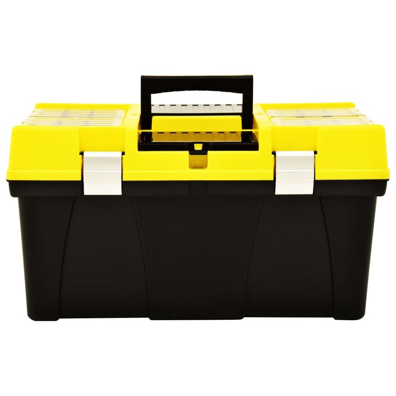 Casa si Gradina - Constructii - Depozitare, transport si protectie - Organizatoare si cutii scule - Cutie de scule, galben, 595x337x316 mm, plastic - Infinity.ro