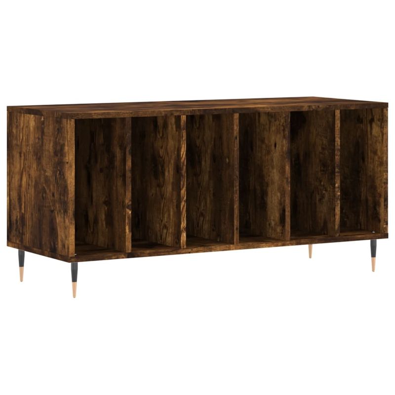 Casa si Gradina - Mobilier - Dulapuri si sifoniere - Dulapuri - Dulap pentru discuri stejar fumuriu 100x38x48 cm lemn compozit - Infinity.ro