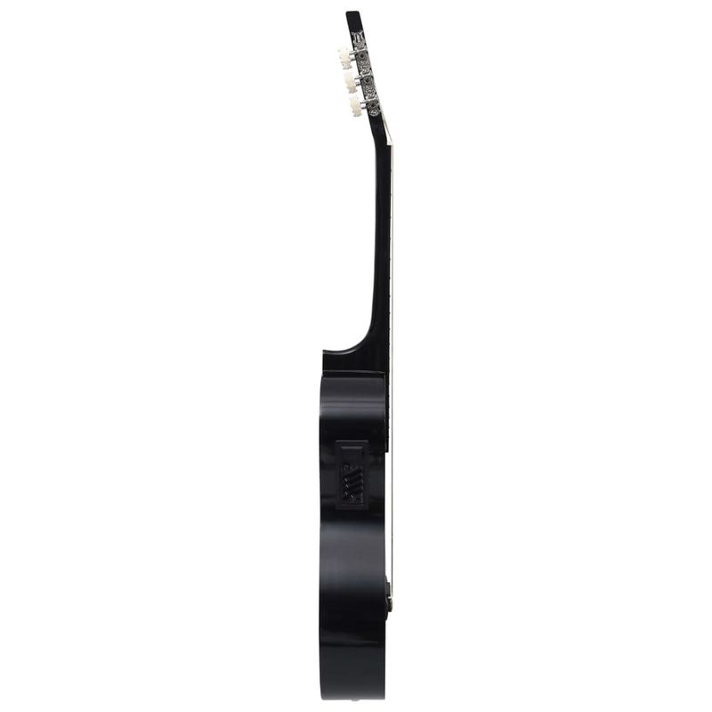 TV, Audio-Video si Foto - Instrumente muzicale - Instrumente clasice - Chitara clasica occidentala cu egalizator, 6 corzi, negru - Infinity.ro