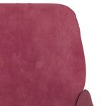 Casa si Gradina - Mobilier - Scaune si fotolii - Fotolii - Fotoliu, rosu vin, 62x79x79 cm, catifea - Infinity.ro
