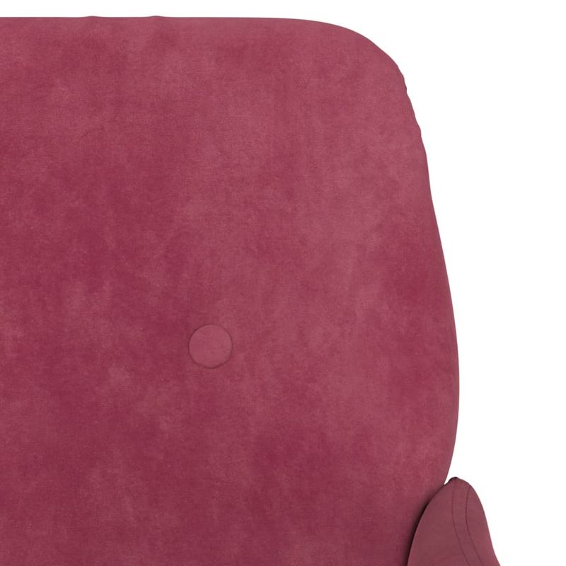 Casa si Gradina - Mobilier - Scaune si fotolii - Fotolii - Fotoliu, rosu vin, 62x79x79 cm, catifea - Infinity.ro