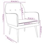 Casa si Gradina - Mobilier - Scaune si fotolii - Fotolii - Fotoliu, rosu vin, 62x79x79 cm, catifea - Infinity.ro