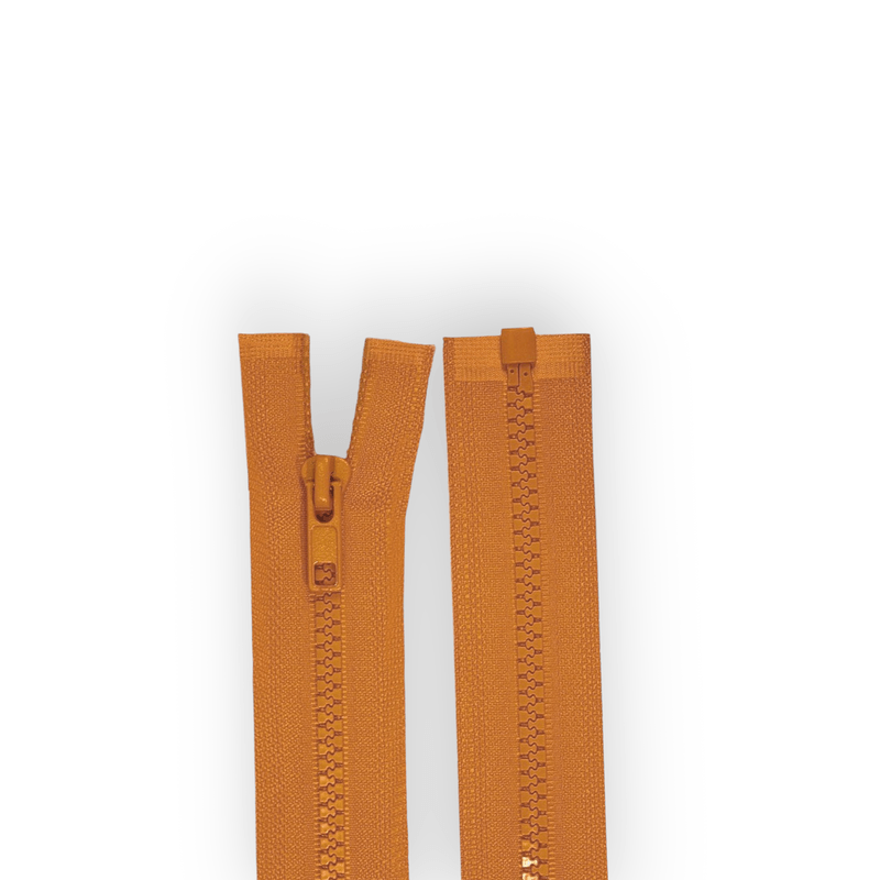 Casa si Gradina - Decoratiuni - DIY - Articole mercerie - Fermoar plastic detasabil, lungime 80 cm, Bej maroniu - Infinity.ro