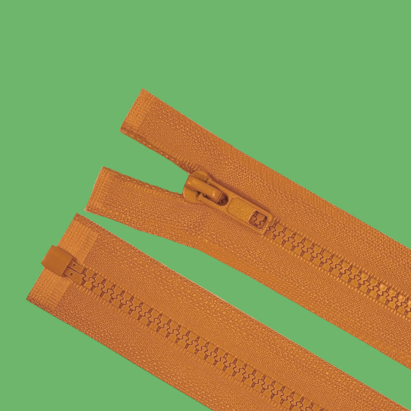 Casa si Gradina - Decoratiuni - DIY - Articole mercerie - Fermoar plastic detasabil, lungime 80 cm, Bej maroniu - Infinity.ro