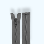 Casa si Gradina - Decoratiuni - DIY - Articole mercerie - Fermoar plastic detasabil Crisalida, lungime 60 cm, Gri - Infinity.ro