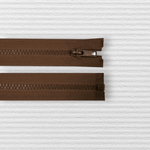 Casa si Gradina - Decoratiuni - DIY - Articole mercerie - Fermoar plastic detasabil Crisalida, lungime 60 cm, Maro - Infinity.ro