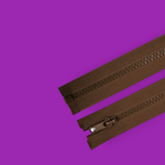 Casa si Gradina - Decoratiuni - DIY - Articole mercerie - Fermoar plastic detasabil Crisalida, lungime 60 cm, Maro - Infinity.ro