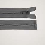 Casa si Gradina - Decoratiuni - DIY - Articole mercerie - Fermoar plastic detasabil Crisalida, lungime 60 cm, Gri - Infinity.ro