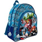 Carti si Birotica - Rechizite - Rucsacuri si genti scolare - Ghiozdan Avengers albastru 2 compartimente 41 cm - Infinity.ro