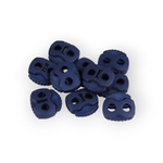 Casa si Gradina - Decoratiuni - DIY - Articole mercerie - Set 10 opritori pentru snur cu 2 gauri, 20 x 20 mm Bleumarin - Infinity.ro