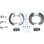 Auto si Moto - Piese auto si accesorii - Piese auto - Sisteme de franare - Set saboti frana PEUGEOT 106 I 1A 1C ATE 03042016193 - Infinity.ro