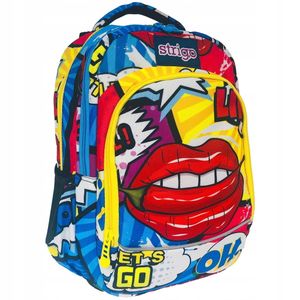 Ghiozdan Strigo CM1 Comic Misty, 25 x 39 x 14, 23 litri