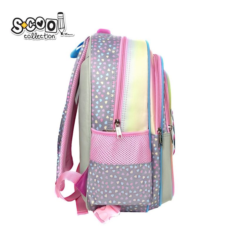 Carti si Birotica - Rechizite - Rucsacuri si genti scolare - Ghiozdan 3D Cu Led HAPPINESS, 40 x 32 x 19.5 cm - Infinity.ro