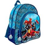 Carti si Birotica - Rechizite - Rucsacuri si genti scolare - Ghiozdan 2 fermoare 3D - Avengers 2, Poliester, Albastru - Infinity.ro