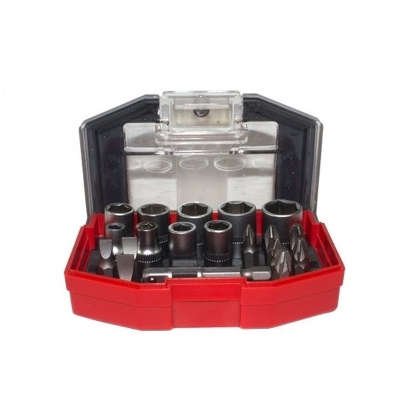 Casa si Gradina - Constructii - Scule electrice si accesorii - Seturi si accesorii pentru gaurit si insurubat - Trusa de biti si tubulare Meister 3384300, 19 piese - Infinity.ro