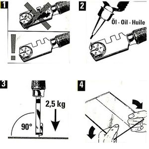 Diamant pentru taiat sticla JOKRA Bohle BO 360.0.