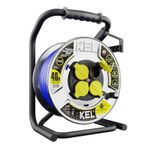 Casa si Gradina - Electrice - Accesorii electrice - Prelungitoare, triple, fise - Prelungitor profesional electric pe tambur H07BQ-F KEL 99455, 30 m - Infinity.ro