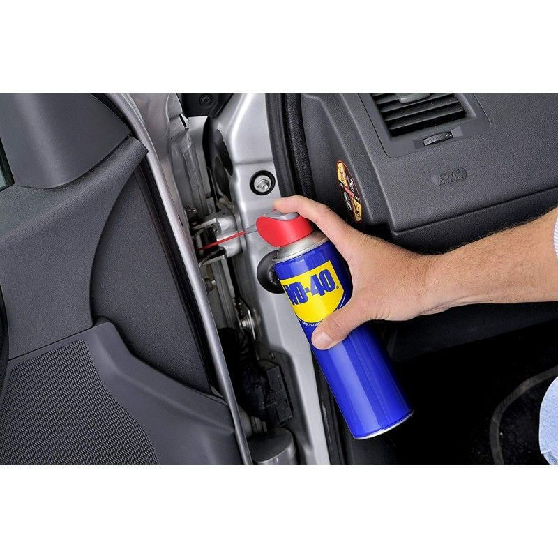 Auto si Moto - Intretinere auto - Produse curatare auto - Spray lubrifiant multifunctional 450SS Smart StrawWD-40, 450 ml - Infinity.ro