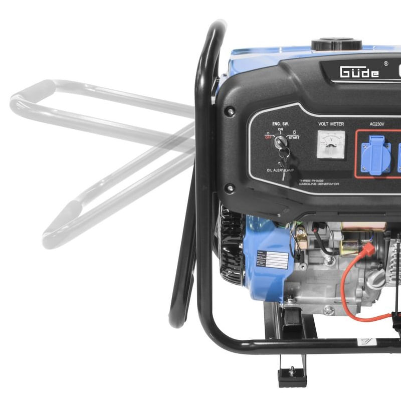 Casa si Gradina - Electrice - Generatoare electrice - Generator de curent pe benzina GSE 6701 RS Guede 40730, 9000 W, 2x230 V, 1x400 V - Infinity.ro