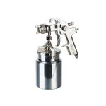 Casa si Gradina - Constructii - Vopsea si tencuieli - Pistoale si sisteme de vopsit si tencuit - Pistol de vopsit cu aer comprimat alimentare prin suctiune Troy 18619, 1000 ml, Ø1.8 mm - Infinity.ro
