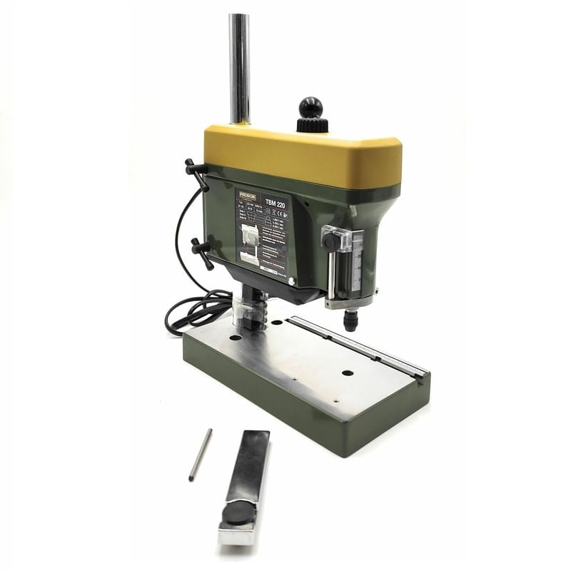 Casa si Gradina - Constructii - Scule electrice si accesorii - Masini de gaurit si insurubat - Masina de gaurit cu coloana de foraj TBM 220 Proxxon 28128, 85 W, 8500 rpm - Infinity.ro