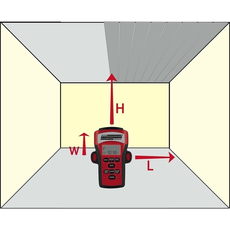 Casa si Gradina - Constructii - Scule electrice si accesorii - Aparate de masura - Multidetector pentru linii electrice, metal Mannesmann 99981, 15 m - Infinity.ro