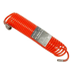 Casa si Gradina - Electrice - Echipamente electrice - Accesorii compresoare - Furtun aer comprimat spiralat Troy 18607, 7.5 m, 5 mm - Infinity.ro